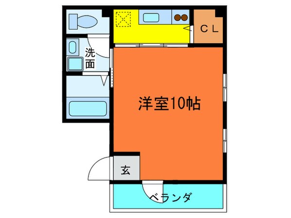 ロ－タリ－マンション鴻池倶楽部の物件間取画像